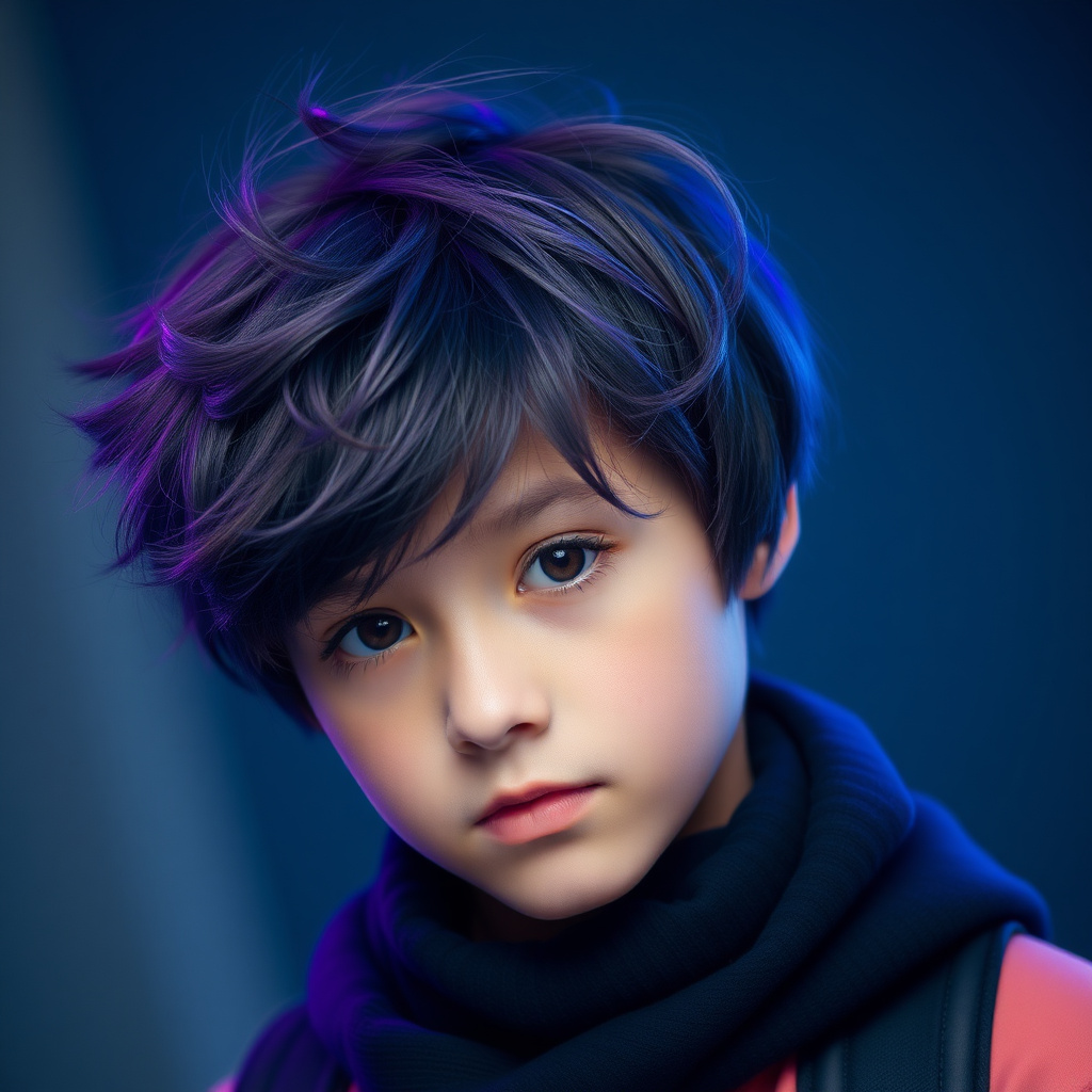 Young rising star with stylish hair